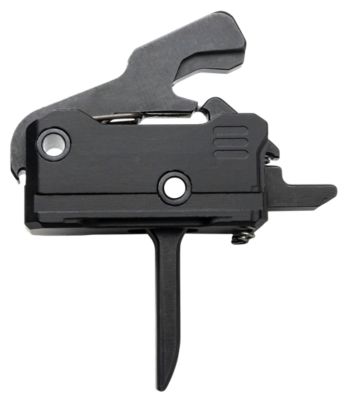 Rise Armament RA-140 Super Sporting Single-Stage Flat Trigger for AR-Platform, 3.50 lb. Draw, Black, Aluminum/Steel
