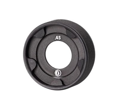 Rugged Suppressor 45 ACP Front Cap, Black