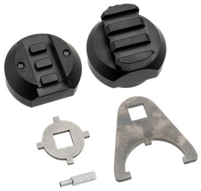 Stern Defense Rapid Attach Buttstock Adapter, Black, Anodized, Aluminum/Steel