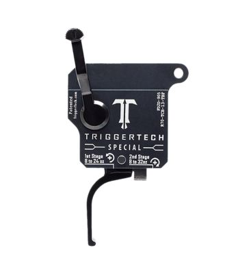 TriggerTech Special Two-Stage Flat Trigger for Remington 700, 1-3.50 lb. Draw, Right, Black, Aluminum