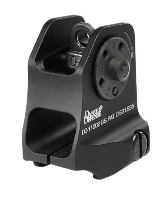 Daniel Defense A1.5 Fixed Rear Sight for AR-15, Black Hardcoat Anodized, Fixed Rear Sight