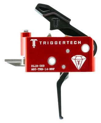 TriggerTech Diamond Two-Stage Flat Trigger for AR-15, 1.50-4 lb. Draw, Right, Aluminum