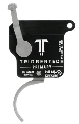TriggerTech Primary Single-Stage Traditional Curved Trigger for Remington 700 w/o Bolt Release, 1.50-4 lb. Draw, Right, Aluminum