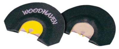 Woodhaven Talon Triple Reed Diaphragm Turkey Call, Black