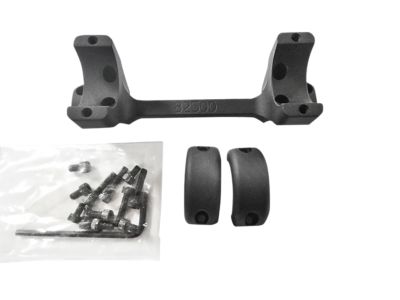 DNZ Products Game Reaper Scope Mount/Ring Combo for Browning X-Bolt Short Action Rifle, Matte Black, 1 in. Tube, High Rings