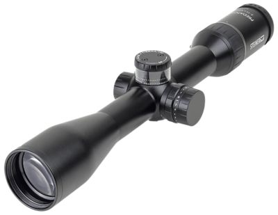 Steiner 2-16x 42mm Predator Rifle Scope, 30mm Tube, Illuminated E3 Ballistic Reticle, Second Focal Plane, Black