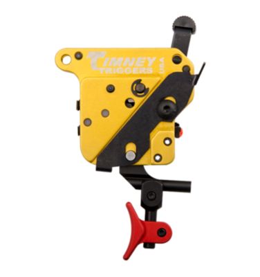 Timney Triggers Calvin Elite Custom Trigger for Remington 700, 8 oz. Draw, Right, Black/Gold, Aluminum/Steel