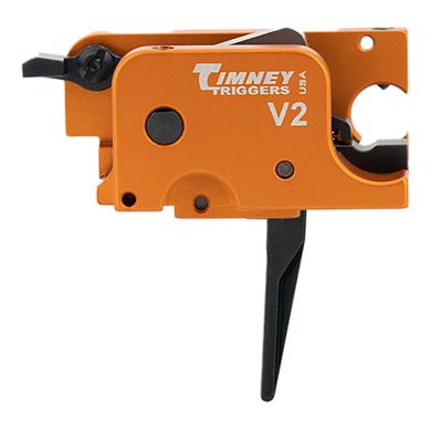 Timney Triggers V2 Straight Trigger for CZ Scorpion, 9mm, Orange/Black
