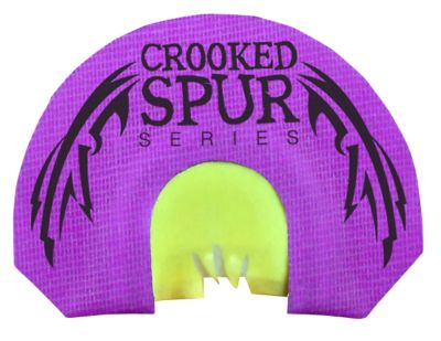 FOXPRO Crooked Spur Triple Reed V-Fang Diaphragm Turkey Call, Purple