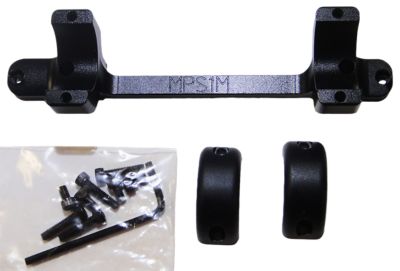 DNZ Products Game Reaper-Mossberg Scope Mount/Ring Combo, Matte Black, 1 in.
