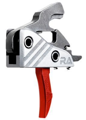 Rise Armament Blitz Trigger for AR-Platform, Black/Red/Silver, Aluminum/Steel