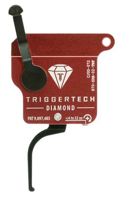 TriggerTech Diamond Without Bolt Release Single-Stage Flat Trigger for Remington 700, 0.30-2 lb. Draw, Right, Aluminum