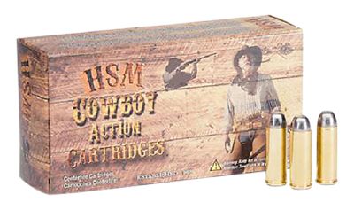 HSM Cowboy Action .38 Special 148-Grain Semi Wadcutter Handgun Ammunition, 50 Rounds