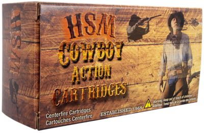 HSM Cowboy Action .32-20 Winchester 115-Grain Round Nose Flat Point Handgun Ammunition, 50 Rounds
