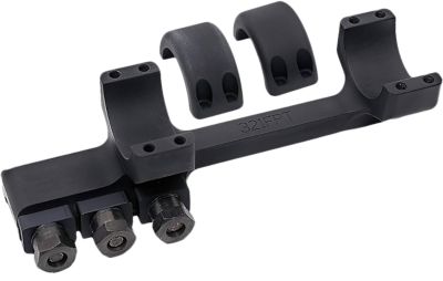DNZ Products Freedom Reaper Forward Picatinny Rail, Matte Black, Aluminum, 30mm Tube, Extra High Rings