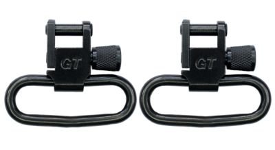 GrovTec Locking Rifle Swivel, 1.25 in., Black Oxide, Steel