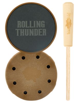 Rolling Thunder Thunderdome Pot Turkey Call, Hickory/Slate