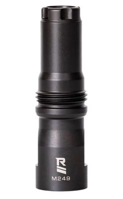 Rugged Suppressor M249 Muzzle Device for Surge762, Razor762 & Micro30 Suppressors, 9/16 in. x 24 LH Thread, Dual Taper Locking