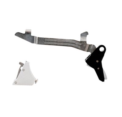 Timney Triggers Alpha Competition Trigger for Glock 20/20MOS/21/21MOS/29/30 Gen 5 Large Frame, 45 ACP/10mm Auto, Silver