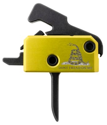 Rise Armament Don't Tread on Me Single-Stage Flat Trigger Assembly for AR-Platform, 3.50 lb. Draw