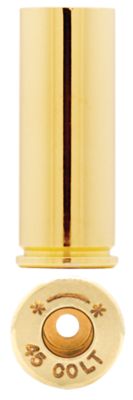 Starline Brass Unprimed Handgun Cases, 45 Colt, Brass, 100 Rounds
