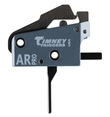 Timney Triggers Two-Stage AR Pro Straight Trigger for AR-Platform, Black, Steel w/Aluminum Housing