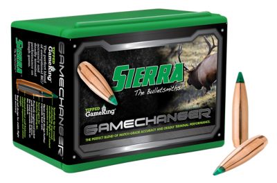 Sierra .308 Win 125-Grain Tipped GameKing Reloading Rifle Bullets, 100 Rounds