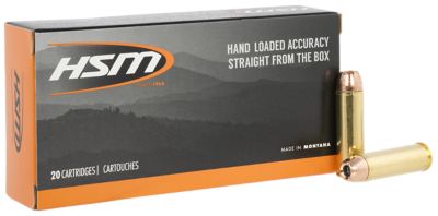HSM Classic .500 S&W Magnum 350-Grain Jacket Hollow Point (JHP) Handgun Ammunition, 20 Rounds