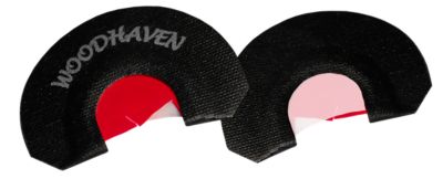 Woodhaven Red Ninja Reverse Hammer Triple Reed Diaphragm Turkey Call, Black