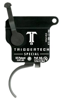TriggerTech Special Single-Stage Traditional Curved Trigger for Remington 700, 1-3.50 lb. Draw, Right, Aluminum, R70SBB13TBC