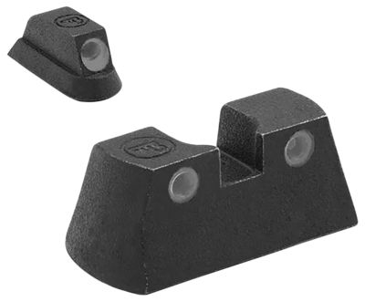 Mepro USA Tru-Dot Fixed Sight for CZ P-01, Green Tritium White Outline Front, Green Tritium White Outline Rear
