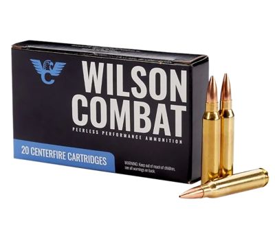 Wilson Combat .223 Remington 69-Grain Hollow Point Boat Tail Match Rifle Ammunition, 20 Rounds