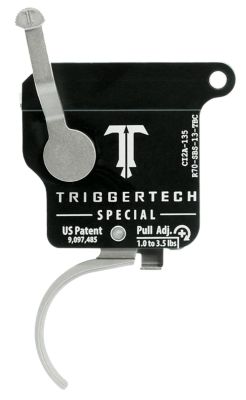 TriggerTech Special Single-Stage Traditional Curved Trigger for Remington 700, 1-3.50 lb. Draw, Right, Aluminum, R70SBS13TBC