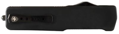 Templar Knife 3.16 in. Premium Weighted Slim OTF Drop Point Folding Knife, Powder-Coat D2 Steel Blade, Aluminum/Rubber Handle