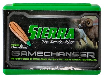 Sierra Tipped GameKing .270 Win 140-Grain Hollow Point Boat Tail Reloading Rifle Bullets, 50 Rounds