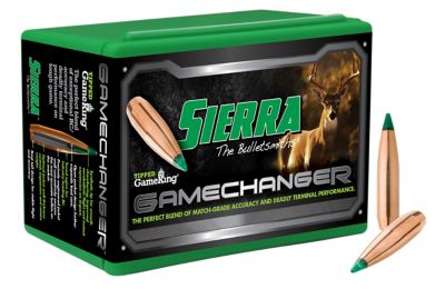 Sierra 6mm 100-Grain Tipped GameKing Reloading Rifle Bullets, 100 Rounds