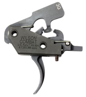 Wilson Combat Tactical Trigger Unit 3-Gun Drop-in Trigger for AR-Platform, 3.50-4 lb. Draw, Black, Steel