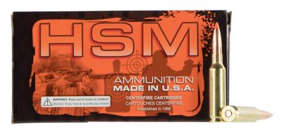 HSM Match .308 Win 168-Grain Sierra MatchKing BTHP Rifle Ammunition, 20 Rounds