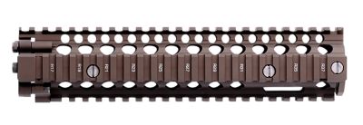 Daniel Defense MK18 RIS II Handguard for AR-15, 9.55 in., 2-Piece, Free-Floating Style & Picatinny Rail, 6061-T6 Aluminum, FDE
