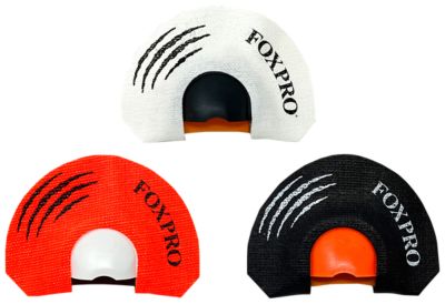 FOXPRO 3 pc. Predator Combo Rabbit/Coyote Sounds Diaphragm Coyote Call Set, Black/Red/White