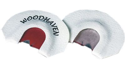 Woodhaven Red Scorpion Triple Reed Diaphragm Turkey Call, White