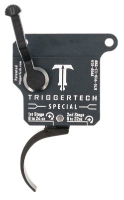 TriggerTech Special Two-Stage Pro Curved Trigger for Remington 700, 1-3.50 lb. Draw, Right, Matte Gray/Black Parts, R70TCB13TNP