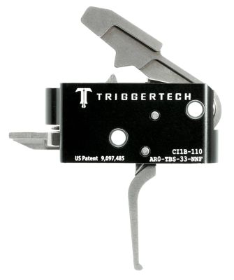 TriggerTech Competitive Primary Two-Stage Flat Trigger for AR-15, 3.50 lb. Draw, Right, Aluminum