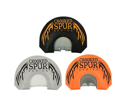 FOXPRO 3 pc. Crooked Spur Double/3.5 Reed Diaphragm Turkey Call Set, Black/Orange/White
