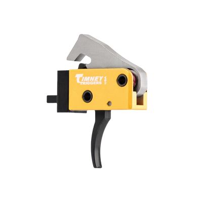 Timney Triggers PCC Trigger Single-Stage Curved Trigger for AR-Platform, 2.50-3 lb. Draw, Steel w/Aluminum Housing