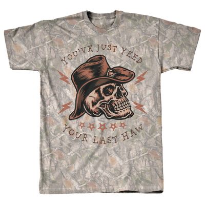 Goodie Two Sleeves Women's Short Sleeve Tee Yeehaw Skull