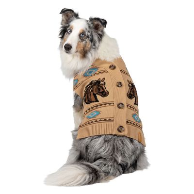 Tractor Supply Horse Print Dog Cardigan