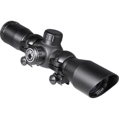 Barska 4 x 32mm Plinker-22 30/30 Rifle Scope with Rings