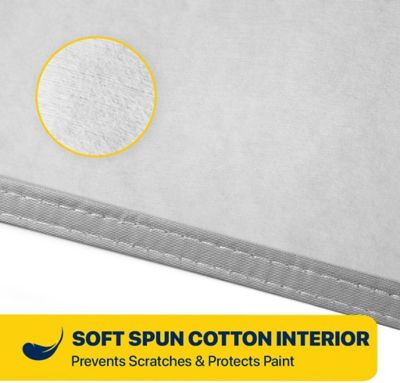 Image showing  All Weather Waterproof Motorcycle Cover with Night Reflective, 86 L x 40 W x 43 H in.