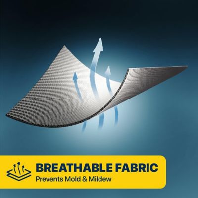 Image showing 6 th Seal Skin Covers All Weather Waterproof Motorcycle Cover with Night Reflective, 97 L x 42 W x 49 H in.